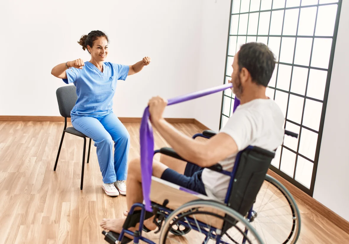 Sesión de fisioterapia en Recovery Therapy